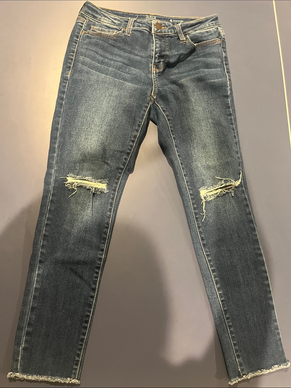 a.n.a Dark Indigo Stretch Jeggings
